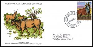 Guinea C137 Oryx Typed FDC