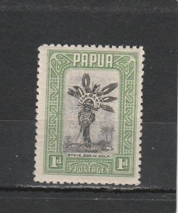 Papua New Guinea  Scott#  95  MH  (1932 Steve, Son of Oala)