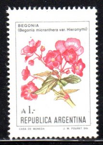 ARGENTINA 1524 MNH BIN $1.00 FLOWERS