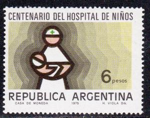 Argentina # 1083, Children's Hospital, Mint NH, 1/2 Cat.