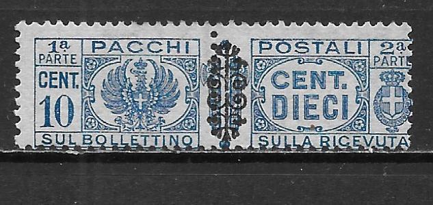 Italy Q38 10c Parcel Post single Unused LH