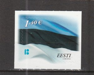 Estonia  Scott#  862  MH  (2018 Flag of Estonia)