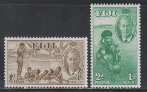 Fiji,  Semi-Postal (SC# B1-B2) MH SET