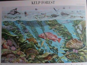 ​UNITED STATES-2009-SC#4423 KELP FOREST WILDLIFE- MNH FULL SHEET - VERY FINE