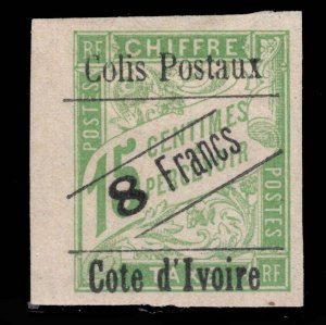 MOMEN: FRENCH IVORY COAST SC # Q31 1904 MINT OG H $240 VF LOT #68956*