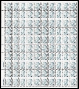 Scott #2193 Bernard Revel Sheet of 100 Stamps - MNH P#1 UL