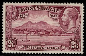 MONTSERRAT GV SG92, 2s 6d purple, M MINT. Cat £48.