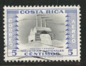 Costa Rica Scott C252 Used airmail from 1956