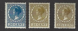 Netherlands SC#183-185 MH F-VF SCV$44.50....Worth a look!!
