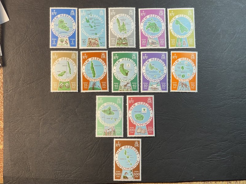 NEW HEBRIDES (BRITISH) # 238-250-MINT NEVER/HINGED--COMPLETE SET--1977-78