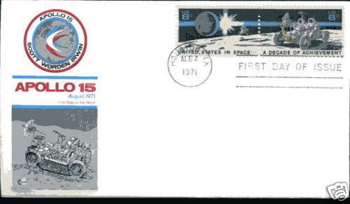 1434-5 Space Achievement Cover Craft Cachets, CCC, pair FDC Houston