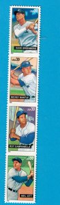 4080-83  Baseball Sluggers - (Ready to Mount & Clear Perfs) MNH