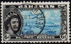 Bahamas. 1954 6d S.G.208 Fine Used