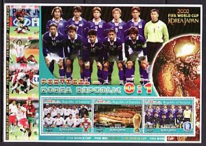 Somalia, 2002 Cinderella issue. Portugal`s Soccer Team. World Cup Soccer. ^