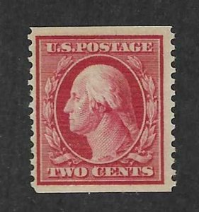 BEAUTIFUL TWO CENTS WASH COIL (353) MNH $210