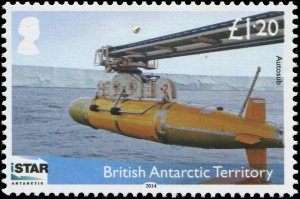 British Antarctic Territory 2014 Sc 477-480 Penguin Ship Plane CV $10.50