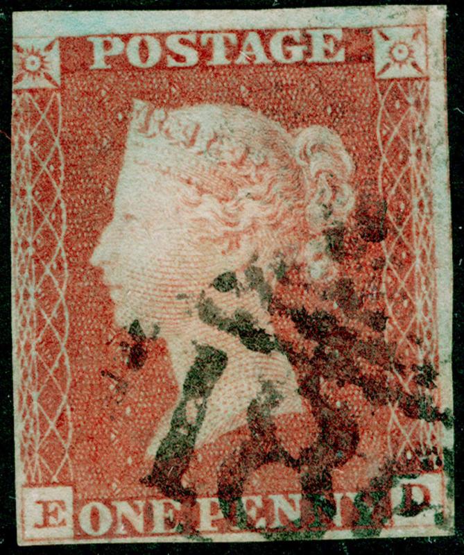SG8, 1d red-brown, USED. IRELAND. ED