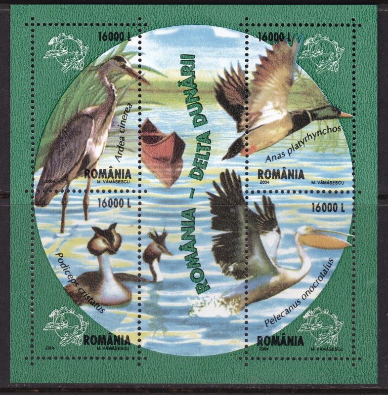 Romania, Fauna, Birds MNH / 2004