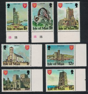 Isle of Man Lighthouses 7v Margins 1978 MNH SG#112=122