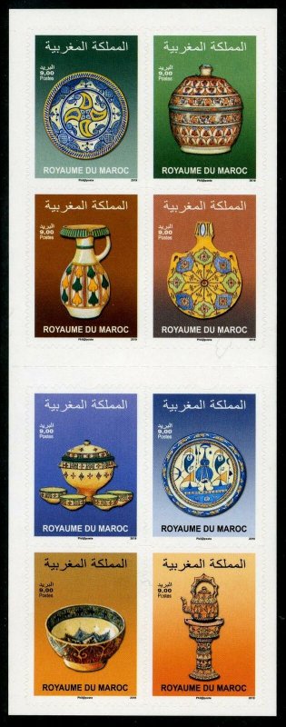 HERRICKSTAMP NEW ISSUES MOROCCO Pottery Self-Adhesive Booklet