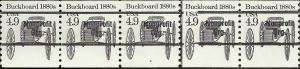 P.N.C. #4 # 2124a MINT NEVER HINGED PRE-CANS. BUCKBOARD