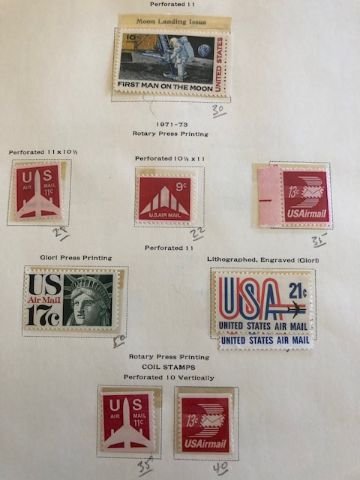 United States - Large group of Airmails - See scans and description