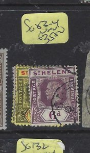 ST HELENA  (P0105B)  KGV  4D, 6D  SG 83-4    VFU