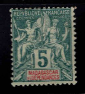 Madagascar Scott 31 MH* Navigation and Commerce stamp