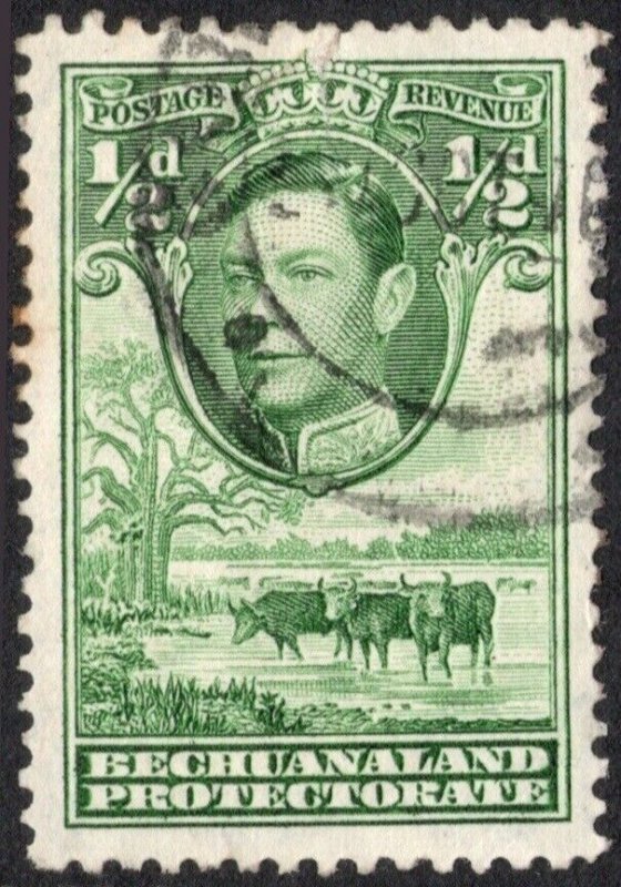 Bechuanaland Protectorate 1938 KG VI Definitive Low Values Used