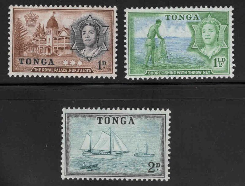 TONGA  Scott 100-102 MH* short set