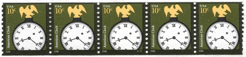 Sc 3762   10¢ American Clock PNC/5 #S1111, MNH