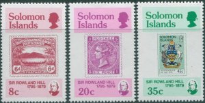 Solomon Islands 1979 MNH Stamps Scott 393-395 Rowland Hill Philately