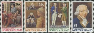 Norfolk Island 1986 SG396-400 Settlement 1st issue part set MNH