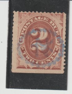 US Scott # J16 Used 1879 5c Brown Postage Due N.Y. Pearl Precancel Fancy Cancel