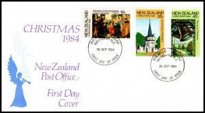 New Zealand 808-810 Christmas U/A FDC
