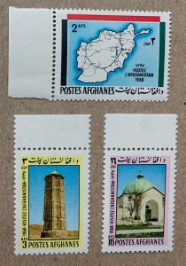 Afghanistan 1968 Tourist Publicity, MNH.  Scott 774-776, CV $2.30