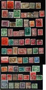 Hungary postmarks mix 1910s-1980s