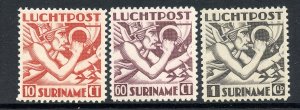Suriname # C20-22, Mint Hinge.