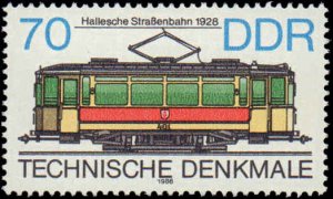 German Democratic Republic #2538-2541, Complete Set(4), 1986, Trains, Never H...