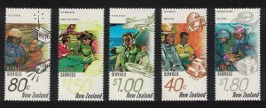 New Zealand Rescue Services 5v 1996 MNH SG#1979-1983