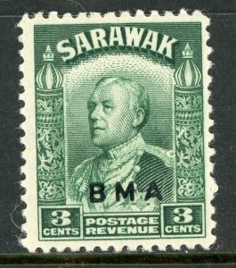 British Colony 1945 KGVI Sarawak 3¢ BMA Scott #137 MNH Y154 ⭐⭐⭐