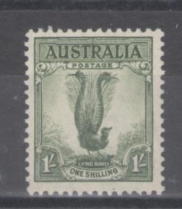 Australia 1941 Lyre Bird 1sh Scott # 175a MH