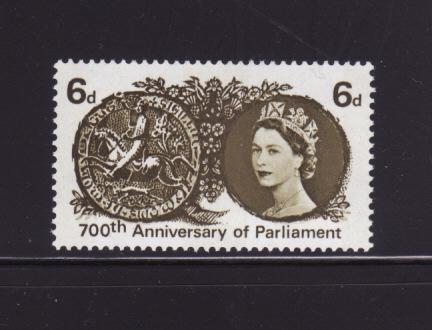 Great Britain 422p MNH Parliament Anniversary