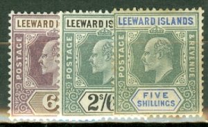 IA: Leeward Islands 20-28 mint CV $150.25; scan shows only a few