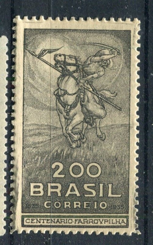 BRAZIL; 1935 early Farroupilha issue Mint hinged 200r. value