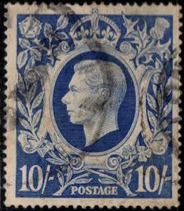 Great Britain Scott 251A Used 1942 KGVI Used stamp