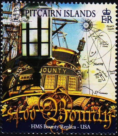 Pitcairn Islands. 2007 $4 Fine Used