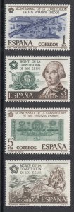 Spain Scott #1947-1950 MH