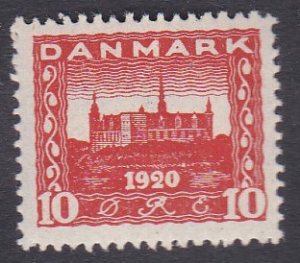 Denmark Sc #156 Mint Hinged; Mi #110