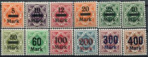 Wuertemberg Sc.# O 64-77  MNH**